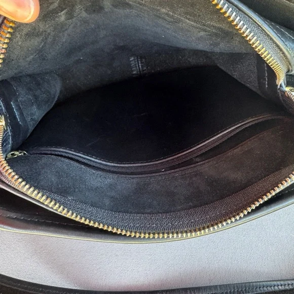 Vintage COACH 9168 Black Leather Crossbody Bag Made in USA 1990 Classic - Picture 14 of 16